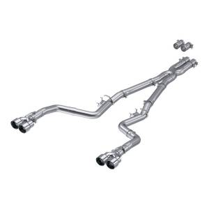 MBRP - MBRP 15-Up Challenger 5.7L /  17-Up 6.2L/6.4L 3in Race Series Cat-Back w/ Quad Tips AS Exhaust - S7114AL - Image 2