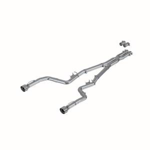 MBRP 17-21 Charger 5.7L/6.2L/6.4L 3in Race Profile Cat-Back w/ Dual Tips Aluminized Steel Exhaust - S7118AL