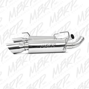 MBRP - MBRP 05-10 Ford Mustang GT 5.0/Shelby GT500 Dual Mufflers Axle Back Split Rear T304 - S7200304 - Image 4