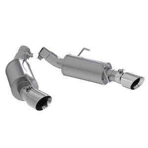 MBRP - MBRP 05-10 Ford Mustang GT 5.0/Shelby GT500 Dual Mufflers Axle Back Split Rear AL - S7200AL - Image 3