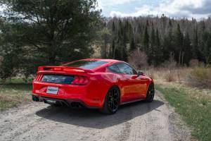 MBRP - MBRP 18-20 Ford Mustang GT 2.5in Black Coated Non Active Dual Axle Back Exhaust - 4in Dual Wall Tips - S7211BLK - Image 4