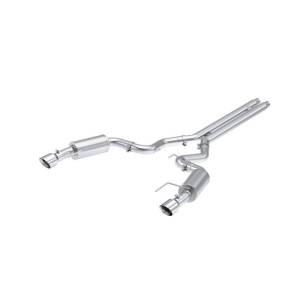 MBRP 2024 Ford Mustang GT S650, 5.0  Aluminized Steel 3in Cat-Back Dual Split Rear (Street) - S7251AL