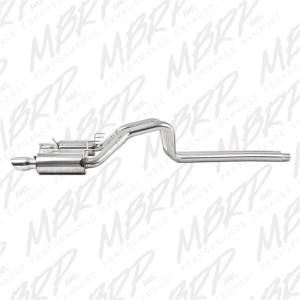 MBRP - MBRP 11-14 Ford Mustang GT 5.0L Dual Split Rear Street Version T409 3in Cat Back Exhaust System - S7258409 - Image 4