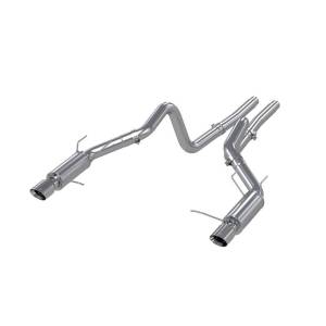 MBRP - MBRP 11-14 Ford Mustang GT 5.0L Dual Split Rear Race Version T409 3in Cat Back Exhaust System - S7264409 - Image 3