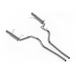 MBRP - MBRP 11-14 Ford Mustang GT 5.0L Dual Split Rear Race Version AL 3in Cat Back Exhaust System - S7264AL - Image 2