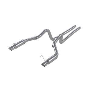 MBRP - MBRP 05-09 Ford Shelby GT500 / GT Dual Split Rear Race Version, T409 4in Tips Exhaust System - S7270409 - Image 2