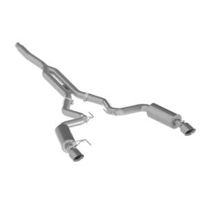 MBRP - MBRP 15-18 Ford Mustang EcoBoost 2.3L T409 3in Cat Back Dual Split Rear Exit (Street Version) - S7274409 - Image 2