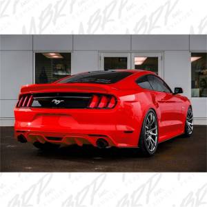 MBRP - MBRP 15-18 Ford Mustang EcoBoost 2.3L Black 3in Cat Back Dual Split Rear Exit (Street Version) - S7274BLK - Image 4