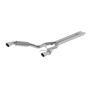 MBRP - MBRP 15-17 Ford Mustang GT 5.0 3in Cat Back Dual Split Rear Race Version 4.5in Tips - Aluminized - S7278AL - Image 2