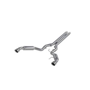 MBRP - MBRP 15-17 Ford Mustang GT 5.0 3in Cat Back Dual Split Rear Race Version 4.5in Tips - Aluminized - S7278AL - Image 3