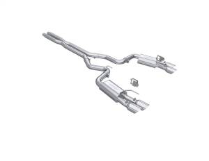 MBRP 2024+ Ford Mustang GT Armor Pro 3in Steet Profile Catback Exhaust  - Stainless Steel Tips - S7280304