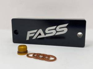 FASS Fuel Systems 10-18 Cummins 6.7L Fuel Filter Housing Delete Kit CFHD-1001K - CFHD1001K