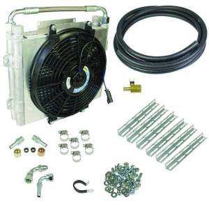 BD Diesel Xtrude Double Stacked Transmission Cooler Kit - Universial 1/2in Tubing - 1030606-DS-12