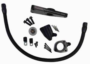 Fleece Performance 03-07 Dodge 5.9L / 04.5-12 6.7L Cummins Coolant Bypass Kit (03-07 Manual Trans) - FPE-CLNTBYPS-CUMMINS-MAN