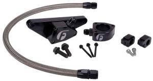 Fleece Performance 03-07 Manual Transmission Cummins Coolant Bypass Kit w/ SS Braided Line - FPE-CLNTBYPS-CUMMINS-MAN-SS