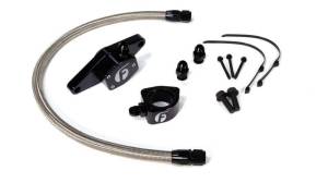 Fleece Performance 98.5-02 VP Coolant Bypass Kit w/ Stainless Steel Braided Line - FPE-CLNTBYPS-CUMMINS-VP-SS