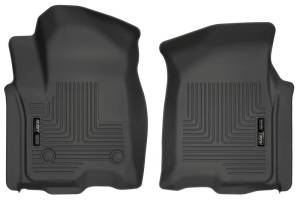 Husky Liners 2019 Chevrolet Silverado 1500 Crew Cab WeatherBeater Black Front Floor Liners - 13211