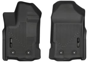 Husky Liners 2019 Ford Ranger SuperCrew Cab & SuperCab WeatherBeater Black Floor Liners - 13411