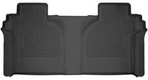 Husky Liners 2019 Chevrolet Silverado 1500 Crew Cab WeatherBeater Black 2nd Row Floor Liners - 14201