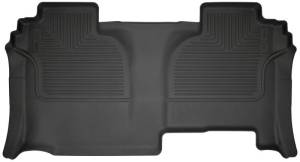 Husky Liners 20-24 Chevrolet Silverado 2500/3500HD DC WeatherBeater 2nd Seat Black Floor Liners - 14211