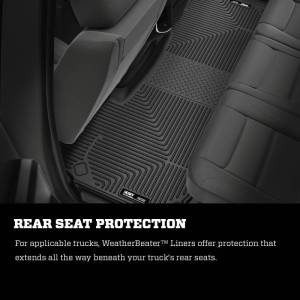 Husky Liners - Husky Liners 2019 Ram 1500 CC WeatherBeater 2nd Seat Floor Liners Black (W/O Factory Storage Box) - 14751 - Image 6