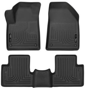 Husky Liners - Husky Liners 15-22 Jeep Cherokee WeatherBeater Combo Black Floor Liners - 99091 - Image 2