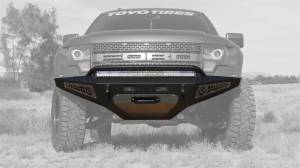 Addictive Desert Designs 10-14 Ford F-150 Raptor HoneyBadger Front Bumper w/ Winch Mount F017275050103