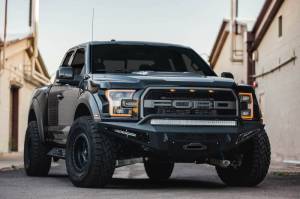Addictive Desert Designs - Addictive Desert Designs 17-18 Ford F-150 Raptor HoneyBadger Front Bumper w/ Winch Mount F117382860103 - Image 3