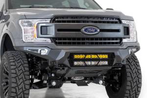 Addictive Desert Designs 18-20 Ford F-150 Bomber Front Bumper w/ Dual 20IN LED Mounts F180012140103