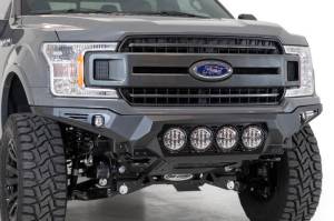 Addictive Desert Designs 18-20 Ford F-150 Bomber Front Bumper w/ 4 Rigid 360 6IN Mounts F180014110103