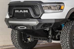 Addictive Desert Designs 2019 Ram Rebel 1500 Stealth Fighter Fr Bumper w/Winch&Parking Sensor Mounts F611422770103