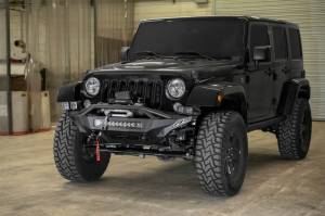 Addictive Desert Designs - Addictive Desert Designs 07-18 Jeep Wrangler JK Stealth Fighter Front Bumper w/ Winch Mount F951232080103 - Image 2