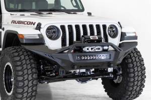Addictive Desert Designs - Addictive Desert Designs 2020 Jeep Gladiator JT Stealth Fighter Front Bump w/ Top Hoop & Winch Mount F961692080103 - Image 2