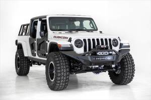 Addictive Desert Designs - Addictive Desert Designs 2020 Jeep Gladiator JT Stealth Fighter Front Bump w/ Top Hoop & Winch Mount F961692080103 - Image 3
