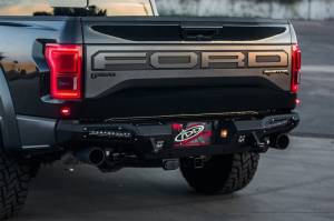 Addictive Desert Designs 17-18 Ford F-150 Raptor HoneyBadger Rear Bumper w/ 10in SR LED Mounts R117321430103