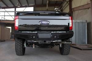 Addictive Desert Designs - Addictive Desert Designs 17-18 Ford F-250 HoneyBadger Rear Bumper w/ Backup Sensor Cutouts R167301280103 - Image 5