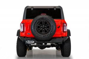 Addictive Desert Designs - Addictive Desert Designs 2021+ Ford Bronco Rock Fighter Rear Bumper - Hammer Black R23012NA01NA - Image 2