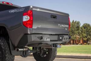 Addictive Desert Designs 2014+ Toyota Tundra Stealth Fighter Rear Bumper w/ Backup Sensor Cutouts R741231280103
