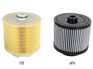 aFe - aFe MagnumFLOW Air Filters OER Pro DRY S 05-11 Audi A6 Quattro (C6) V6 3.2L 11-10125 - Image 4