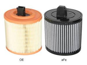 aFe - aFe MagnumFLOW Air Filters OER Pro Dry S A/F 16-17 Cadillac ATS-V V6-3.6L (tt) 11-10138 - Image 3