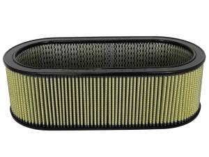 aFe MagnumFLOW Air Filters Round Racing PG7 A/F PG7 Oval Filter (18.13 x 7.25 x 6.0 w/EM) 18-87001