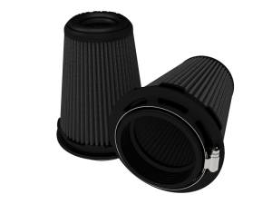 aFe - aFe Momentum Intake Air Filter w/Black Pro 5R (Pair) 3-1/2IN F x 5IN B x 3-1/2IN T (Inverted) x 6IN 20-91202KM - Image 1