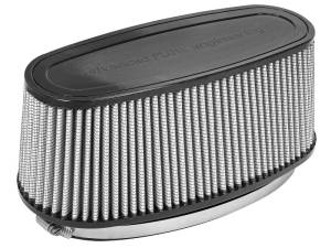 aFe Magnum FORCE Intake Rplcmnt Air Filter (11-3/8x4)IN F x (14x5-1/2)IN B x (12x3-1/2)IN T x 5IN H 21-90087