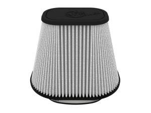 aFe Track Series Intake Pro DRY S Air Filter (6-1/8x4-1/8)IN F x(9-1/4x7-1/4)IN B x(6x4)IN Tx7-1/8IN 21-90120