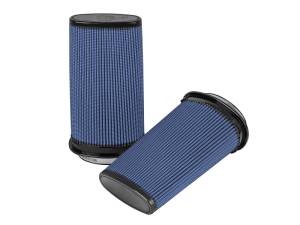 aFe Momentum Replac Air Filter w/Pro 5R Media (Pair) 5x2.25in F/6.25x3.75in B/5.25x2.25in T/11in H 24-90109-MA