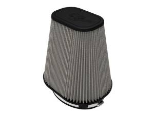 aFe Magnum FLOW Universal Pro DRY S Air Filter (7.5x5.5)in F (9.25x7.25)in B x (6x4)in T x 9in H 24-90204D