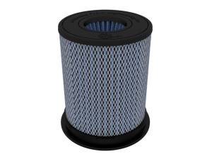 aFe Magnum Flow Pro 5R Air Filter 4in. Flange ID x 6-1/2in. Base x 6-1/2in. Top x 8 in. Height 24-91153