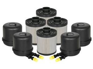 aFe - aFe Pro GUARD D2 Fuel Filter 11-17 Ford Diesel Trucks V8 6.7L (td) (4 Pack) 44-FF014-MB - Image 1
