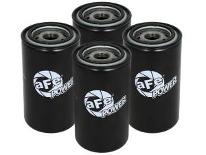 aFe - aFe ProGuard D2 Fluid Filters Oil F/F OIL 89-16 Dodge Diesel Trucks L6-5.9L/6.7L (td) (4 Pack) 44-LF002-MB - Image 1