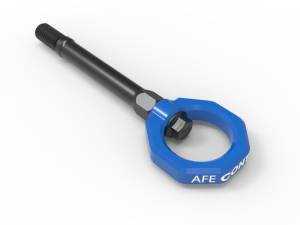 aFe - aFe CONTROL Front Tow Hook Chevrolet Corvette (C8) 20-25 V8-6.2L- Blue 450-401014-L - Image 1